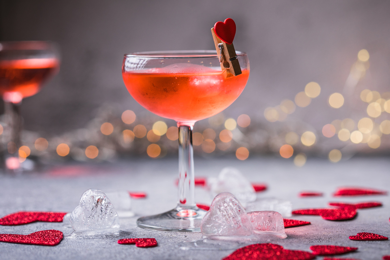 Cocktails pour la Saint-Valentin